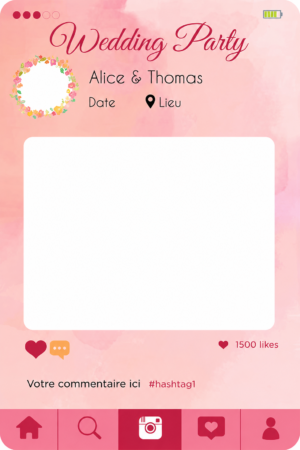 Cadre-photobooth-rose-floral-mariage-bis