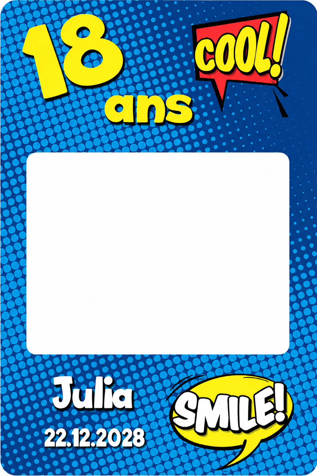 Cadre-photobooth-comics-bleu-popart Cadre-photobooth-comics-bleu-popart