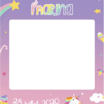 cadre photobooth licorne anniversaire enfant idee animation