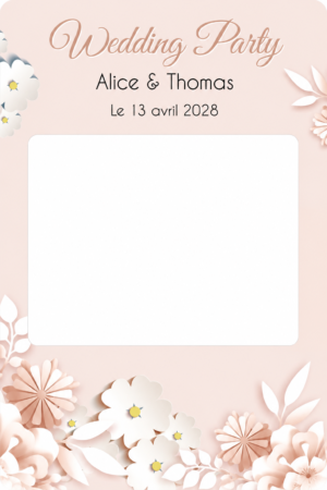 Cadre-photobooth-mariage-personnalise-pastel-fleurs-bis