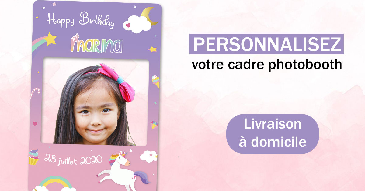 Cadre Gonflable Licorne pour Photobooth - Les Bambetises