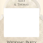 Cadre Photobooth personnalisable - Arche orientale