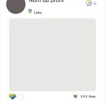 cadre photobooth instagram personnalisable arc en ciel