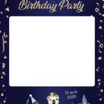 Cadre photobooth idea cadeau anniversaire fan chiens