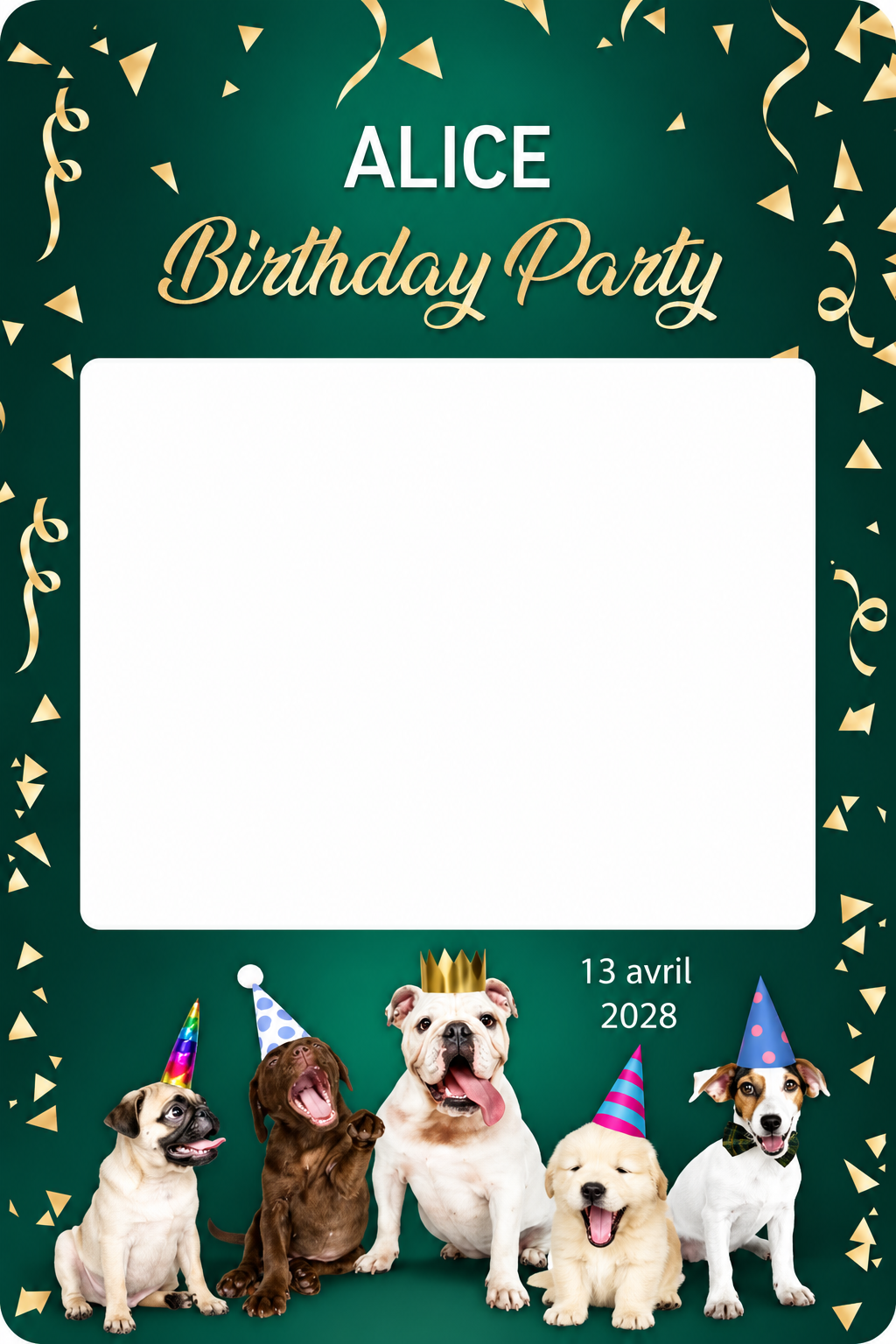 Cadre-photobooth-anniversaire-fan-chiens-animaux-vert-bis Cadre-photobooth-anniversaire-fan-chiens-animaux-vert-bis