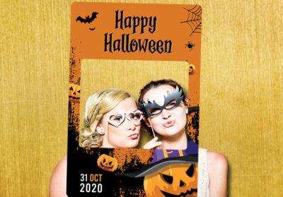 cadre photobooth halloween soiree decoration