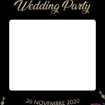 cadre photobooth à personnaliser animation mariage grace florale