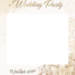 Cadre photobooth personnnalisation mariage hindu
