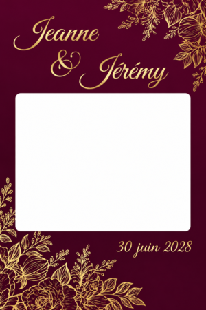 cadre-photobooth-mariage-decoration-rouge-bordeau-or-bis