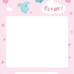 cadre photobooth organisation baby shower fille