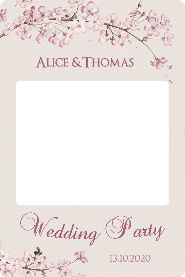 creation-cadre-photobooth-mariage-personnalise-cherry-blossom