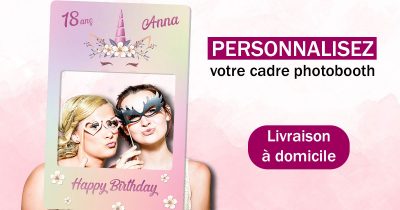 cadre-photobooth-personnalise-anniversaire-theme-licorne-feerique