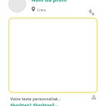 personnalisation cadre photobooth snapchat evenement