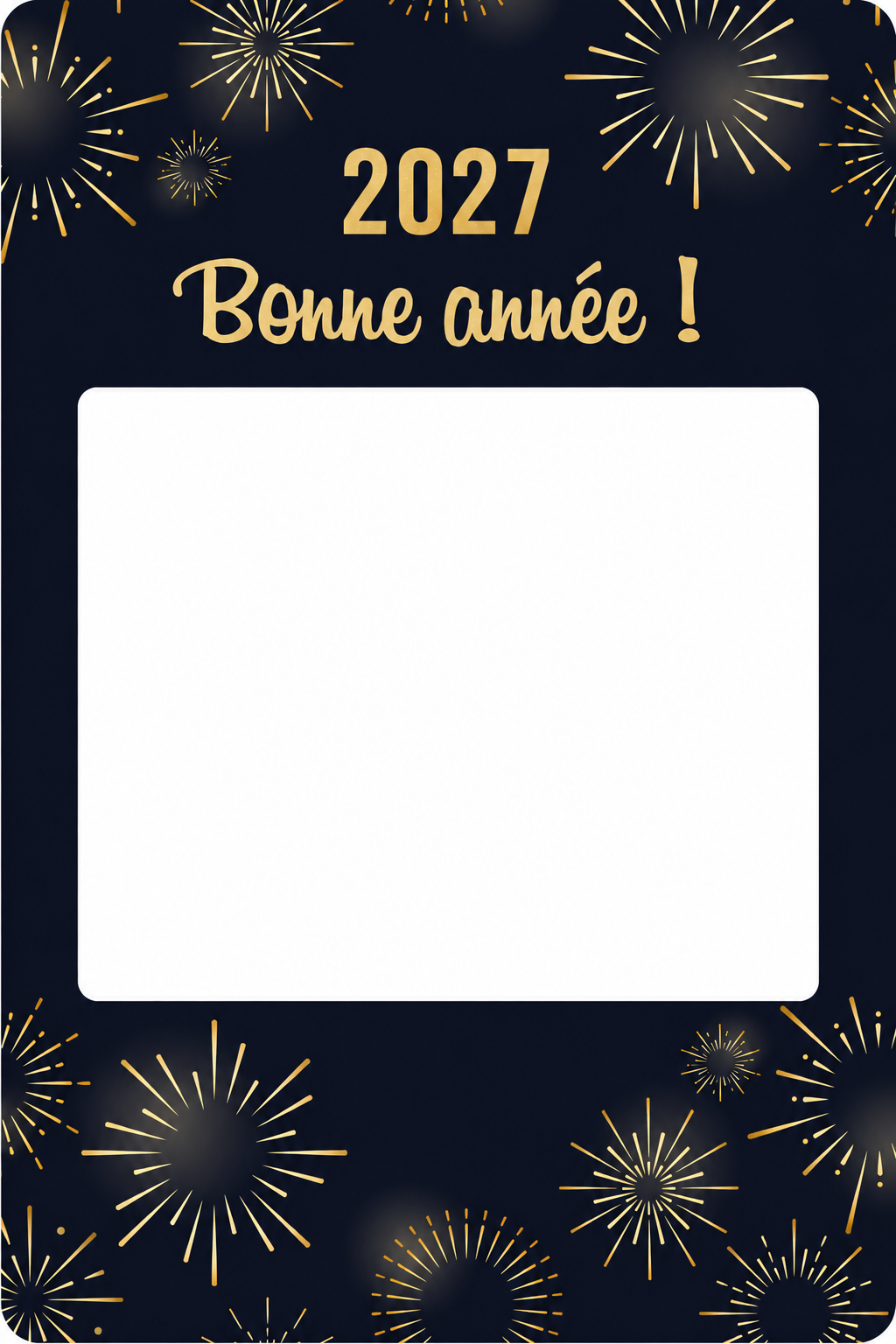 Cadre photobooth nouvelle année 2027 Cadre photobooth nouvelle année 2027