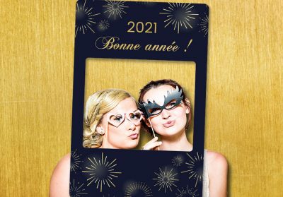 cadre photobooth personnalise nouvelle année reveillon 2021