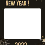 Cadre photobooth Nouvel An - Party Time !