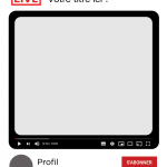 cadre ohotobooth youtube personnalisable