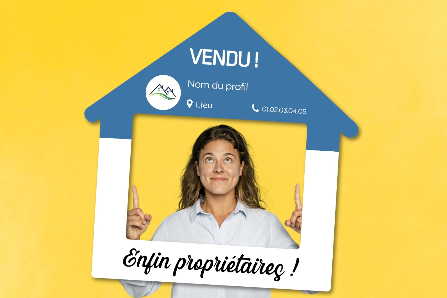 Cadre-photobooth-forme-maison-marketing-agence-immobiliere