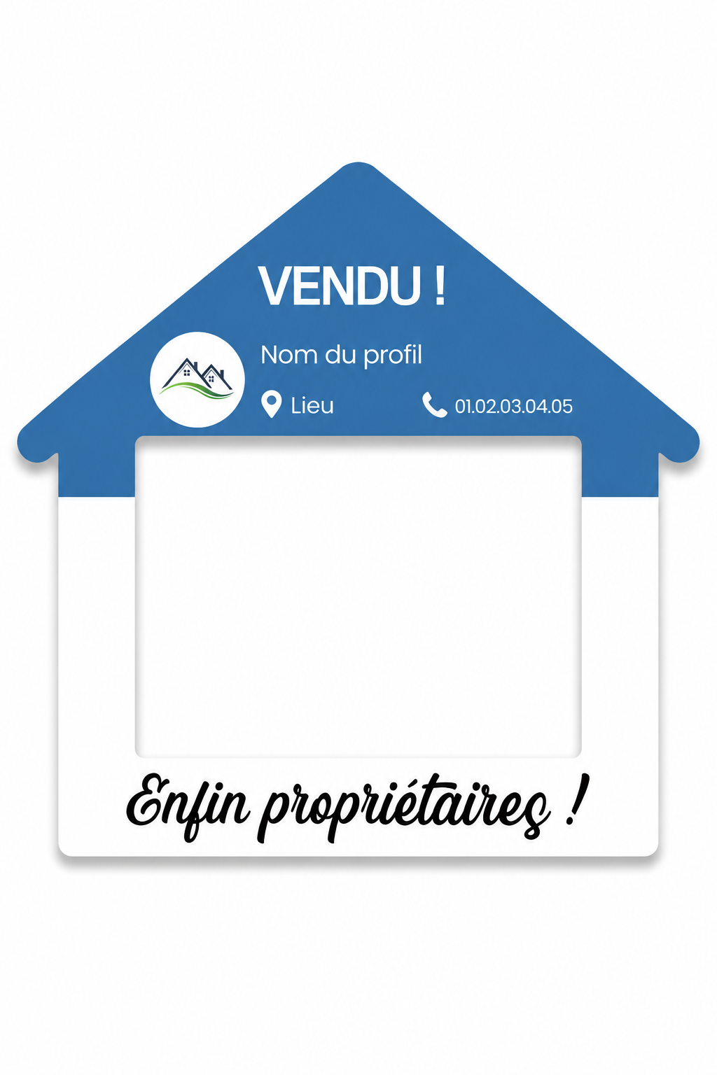 Cadre Photobooth maison personnalisable