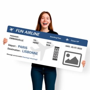 billet-avion-geant-personnalisable-evenement-gain
