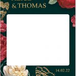 cadre-photobooth-mariage-decoration-passion-florale-rouge-or
