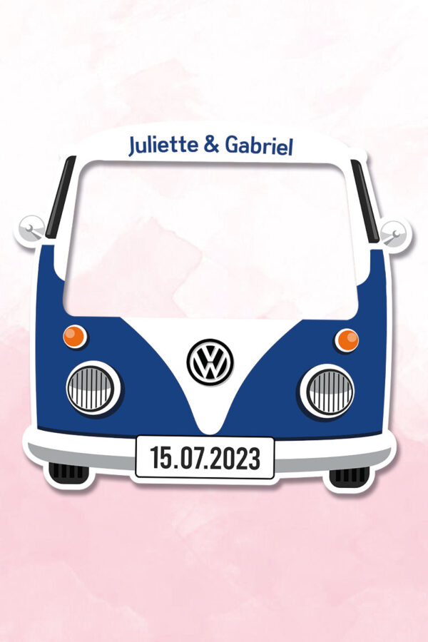 Cadre-photobooth-camper-van-bleu-personnalisable