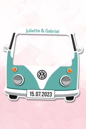 Cadre-photobooth-camper-van-vert-personnalisable.