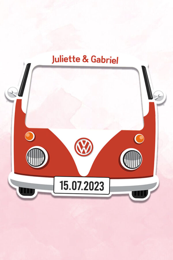 Creation-cadre-photobooth-camper-van-rouge-personnalise