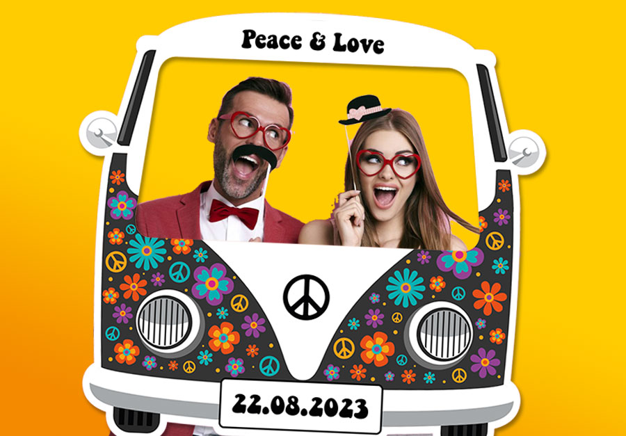 cadre-photobooth-van-hippie-flower-power-personnalise