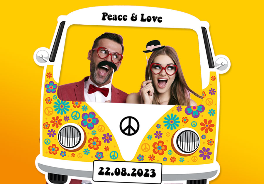 cadre-photobooth-van-hippie-jaune-personnalisable