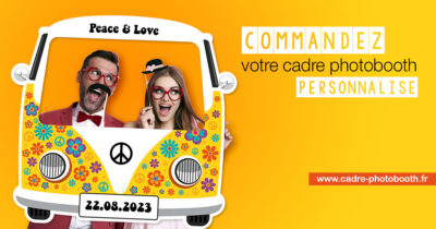 cadre-photobooth-van-hippie-jaune-personnalise