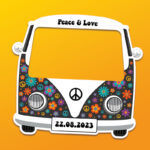 impression-cadre-photobooth-van-hippie-flower-power-personnalise