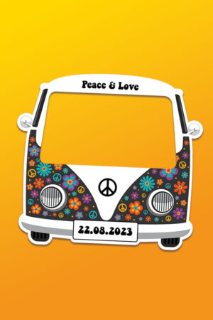 impression-cadre-photobooth-van-hippie-flower-power-personnalise