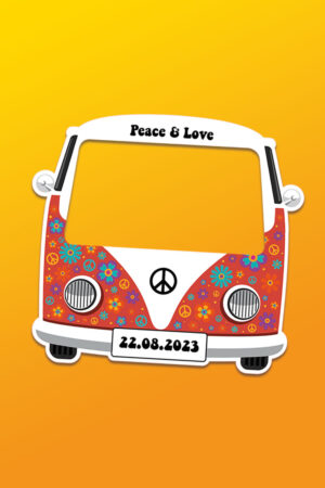 site-cadre-photobooth-forme-van-hippie-flower-power-personnalise