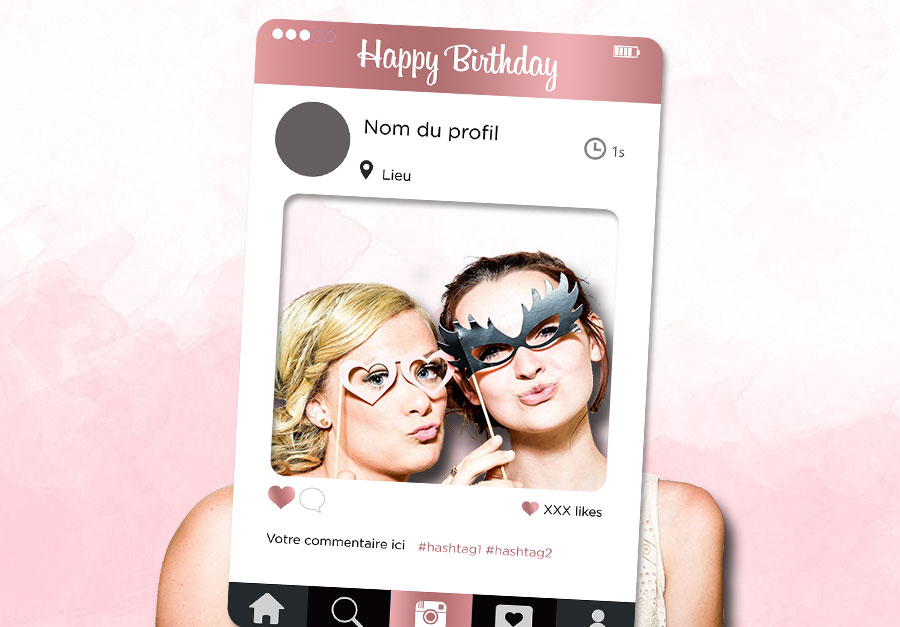 cadre-photobooth-instagram-polaroid-personnalisable-rose-gold