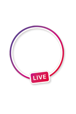 Photobooth Cercle Instagram Live Geant