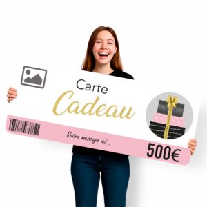 Carte cadeau geante personnalisable a offrir