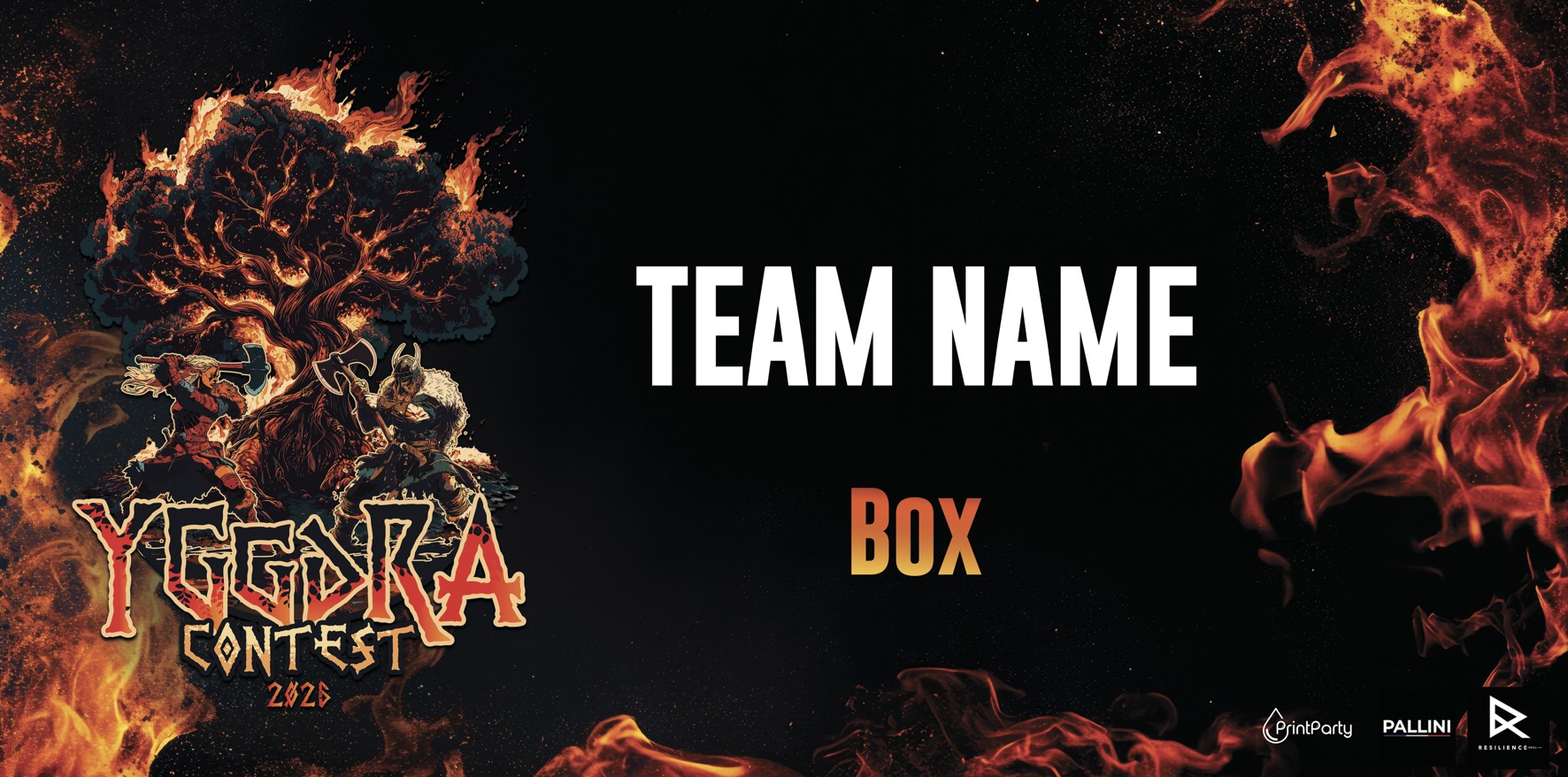 Yggdrasil Contest Competition Crossfit Pancarte