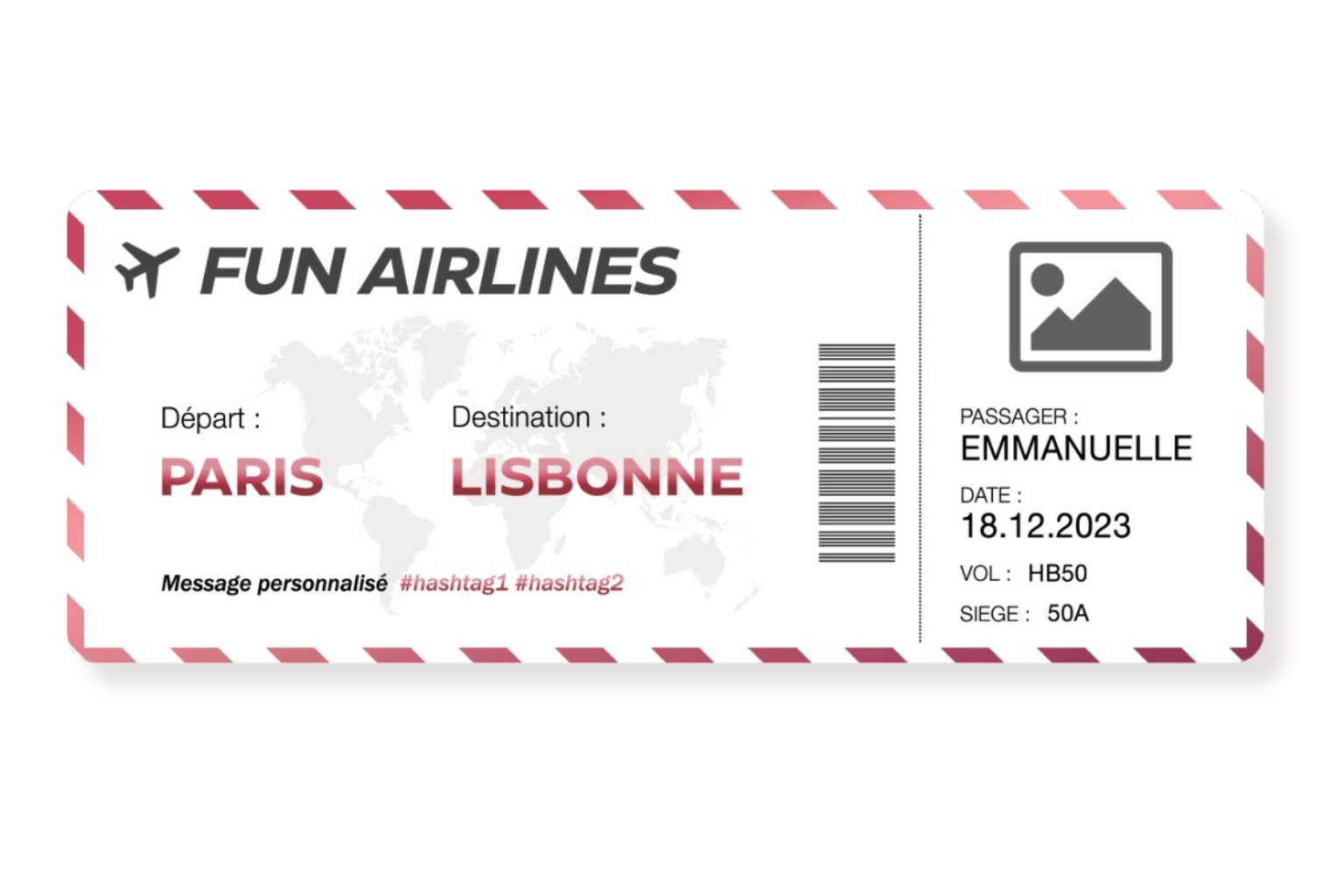 idee-cadeau-mariage-Billet-avion-geant-personnalisable