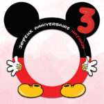 Cadre photobooth enfant - Mickey