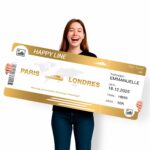 Faux billet de train a personnaliser en ligne OR