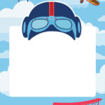 Cadre Photobooth - Pilote d'avion