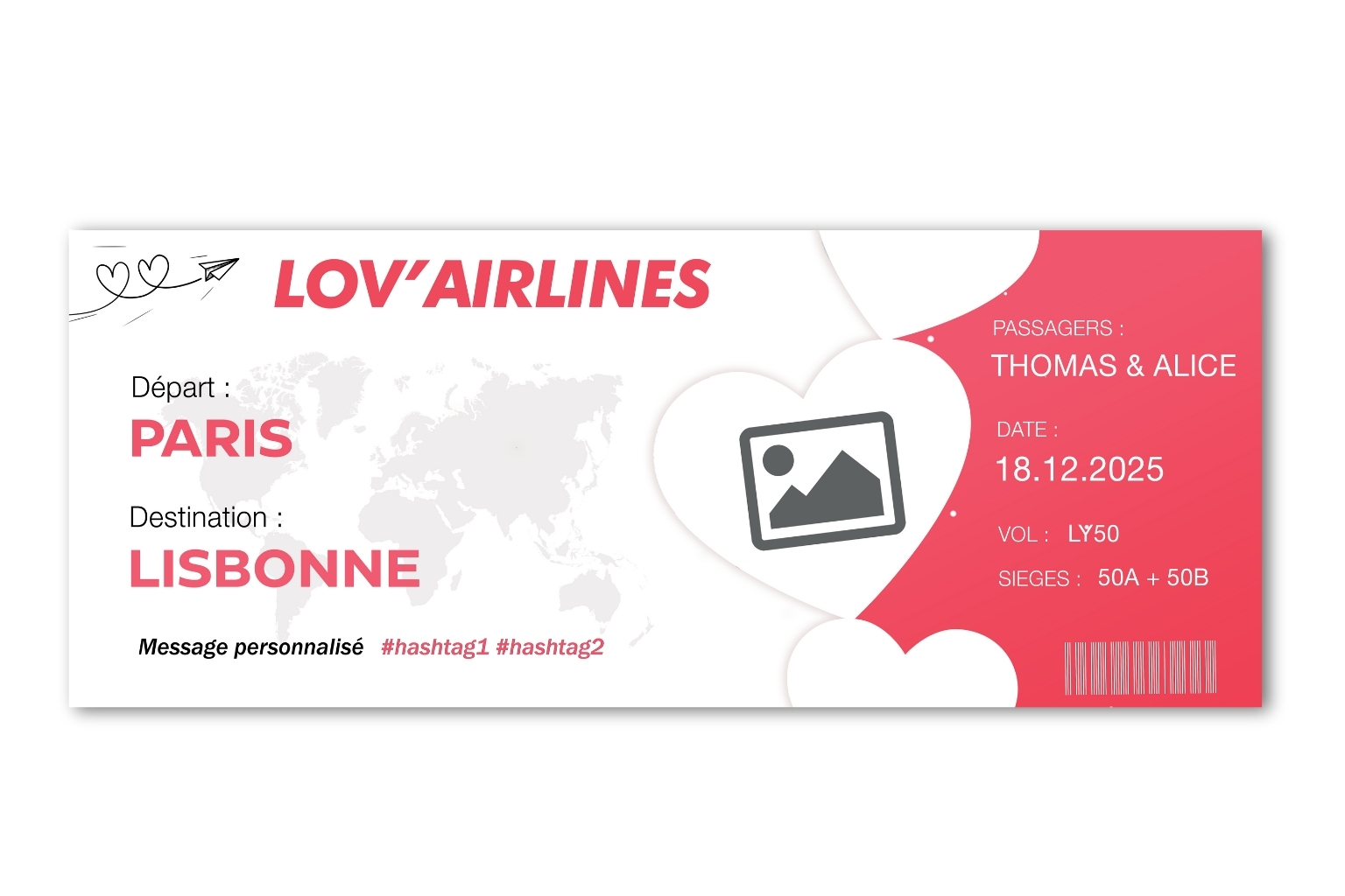 billet-avion-geant-cadeau-voyage-mariage-original