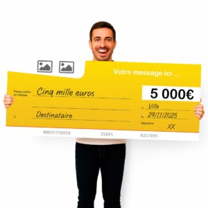 impression-en-ligne-cheque-geant-personnalise-jaune