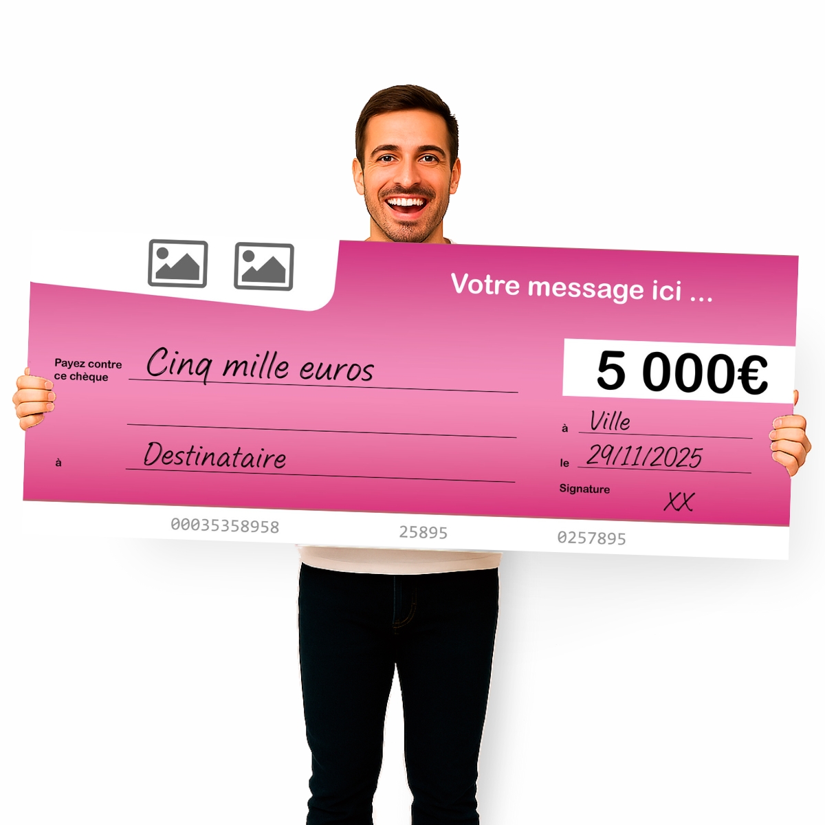 impression-en-ligne-cheque-geant-personnalise-rose