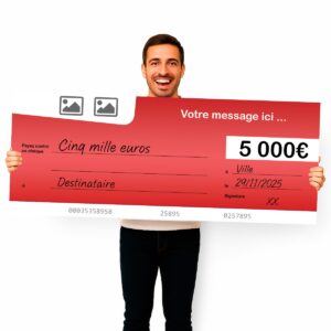 impression-en-ligne-cheque-geant-personnalise-rouge