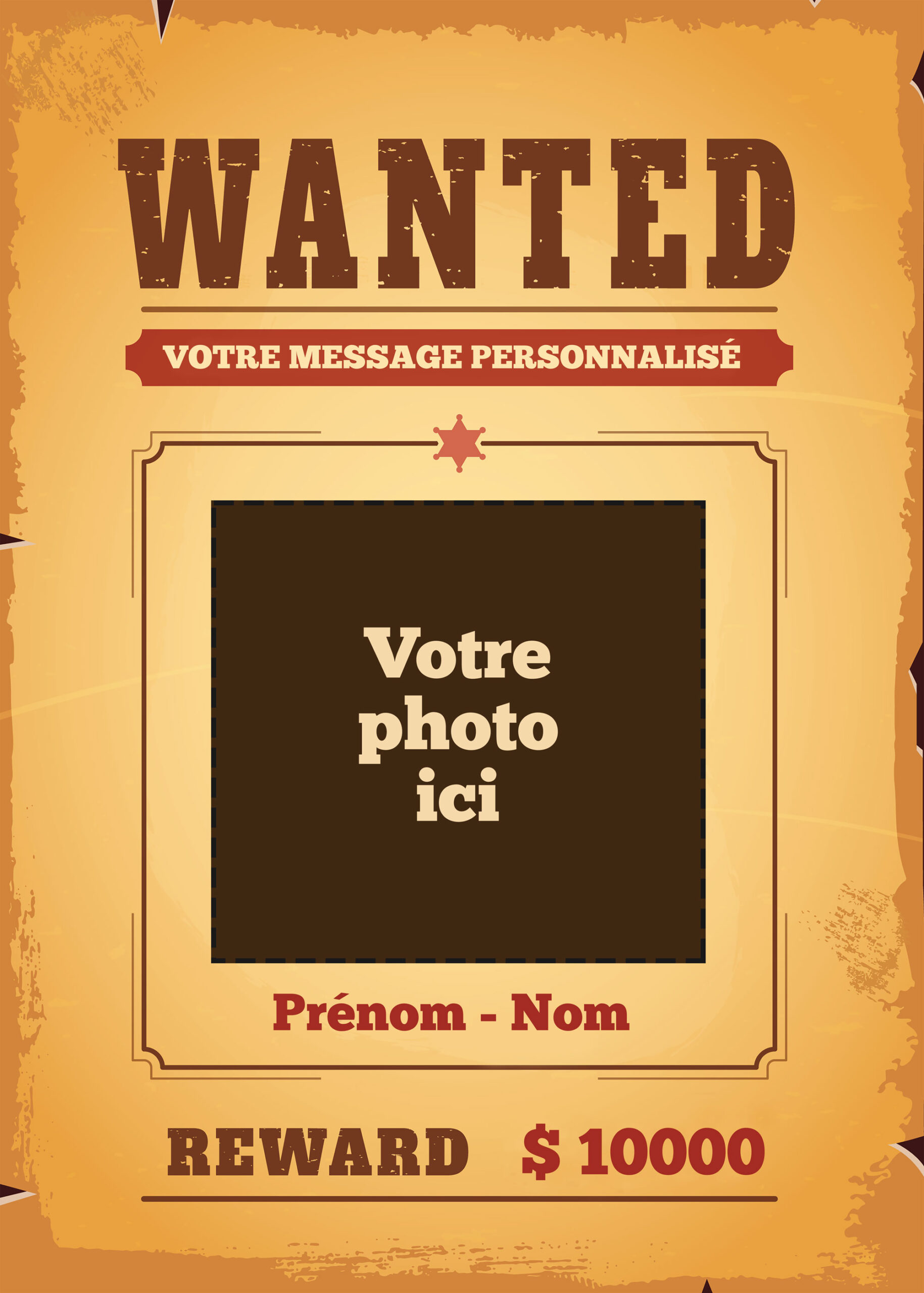 Affiche-Wanted-personnalisée