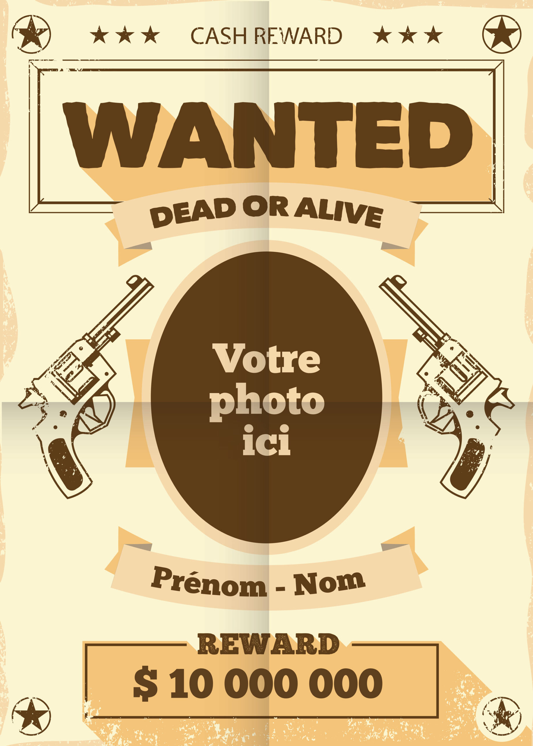 Poster-Wanted-personnalisé